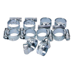 Hose Clamp Set 10-16mm 10-piece