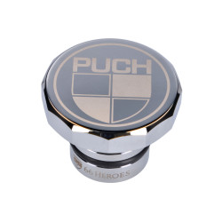 Gas Cap 66Heroes Aluminum Chromed W/ Puch Logo For Puch Maxi S, N