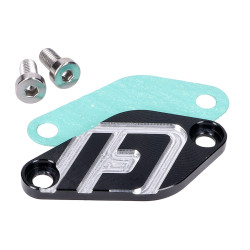 Oil Pump Cover Doppler V2 Black For Minarelli AM6, Derbi EBE, EBS, D50B