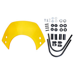 Windshield Short Type, Yellow Tinted W/ Mount For Vespa GT, GTS