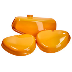 Fuel Tank And Side Cover Set Orange For Simson S50, S51, S70