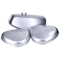 Fuel Tank And Side Cover Set Silver For Simson S50, S51, S70