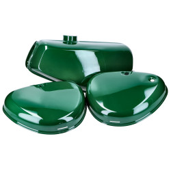 Fuel Tank And Side Cover Set Dark Green For Simson S50, S51, S70