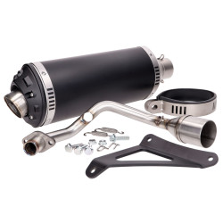 Exhaust Power1 Aluminum Black For Vespa Primavera, Sprint, Zip 4T 50cc Euro5 20
