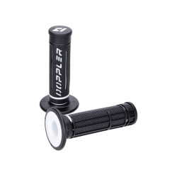 Handlebar Rubber Grip Set Doppler Grip 3D Black / White