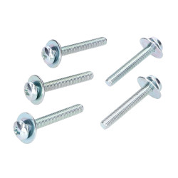 Clutch Spring Screws M5x35 And Washers 5-piece Set For Derbi D50B0, EBE, EBS