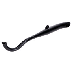 Exhaust Side Pipe Complete Black For Puch Maxi