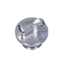 Oil Filler Plug CNC TPR Factory Silver M16 W/ Sealing Ring For Minarelli AM3, AM4, AM5, AM6