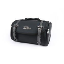 Roll Bag (small) For Carrier (alternative To Topcase) -MOTO NOSTRA Classic Â´PUÂ´ 330x190x180mm- Suitable For E.g. Vespa, Lambretta, GTS 125-300, GTV, LX/LXV, ET4, S50-150, Sprint, Primavera - 10 Litres - Black