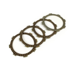 Clutch Friction Plate Set -BGM PRO SPORT- Type Honda CR80, For BGM PRO Superstrong CR, CR 2.0 Ultralube Clutch Spider, Ø=110mm- 4 Discs