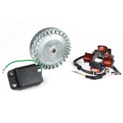 Ignition -BGM PRO 12V Sport V2 (805g)- Conversion To Electronic Ignition - Vespa Ciao, SI - Can Be Used With Engine Casing Polini Speed Engine (P1700210), Malossi  ( M5717514),Pinasco (PowerCasing), Piaggio Elo Enginecase