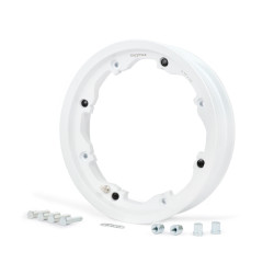 Wheel Rim -BGM PRO, Tubeless, 2.10-10 Inch, Aluminium- Lambretta LI (series 1-3), LI S, SX, TV (series 2-3) - White