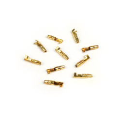 Crimp Terminal -bullet Plug 4mm Ø=0.5-1.0mm²- 10 Pcs