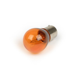 Light Bulb -BA15s (straight Pins) - 12V 21W - Amber