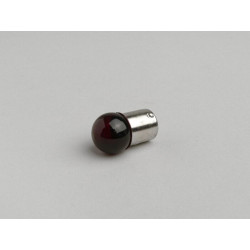 Light Bulb -BA15s (straight Pins) - 12V 10W - Red