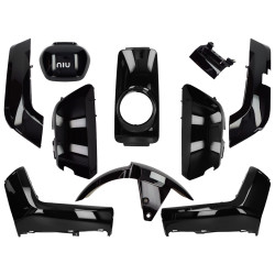 Fairing Kit 10-piece Black Glossy For NIU-N1, NQi-Sport