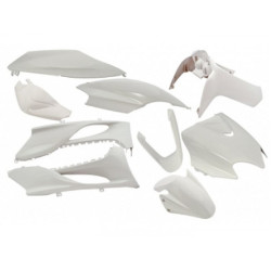 Fairing Kit EDGE 9-piece White Metallic For MBK Mach G, Yamaha Jog R, Jog R