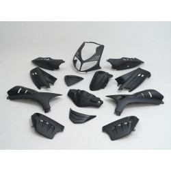 Fairing Kit EDGE 13-piece Black Matt For Peugeot Speedfight 2