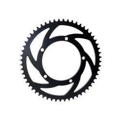 Sprocket Premium 56 Teeth 428 5-fold Bolted Steel Black For Sherco SM 50, SE 50 Euro5 2020