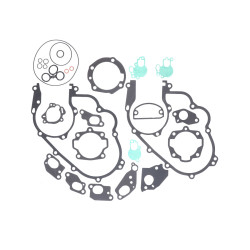 Gasket Set For Athena Aluminum Engine, Rubber-coated Incl. O-rings - With/without Separate Lubrication For Vespa Largeframe