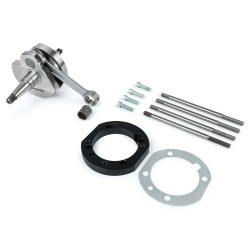 Adapter Plate Set / Spacer PX200 Incl. BGM Crankshaft 2% For Vespa PX125, PX150, Cosa125, Cosa150, Sprint Veloce150, GTR125, Super150