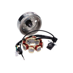 Alternator Stator Incl. Flywheel For China 4-stroke GY6 Euro4 45Km/h