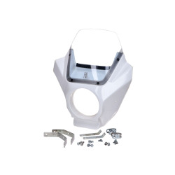 Headlight Fairing White For Lambretta J125 4m, Moped, Mokick - Universal