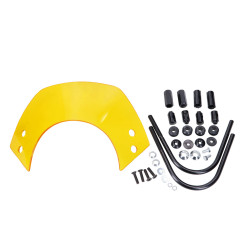 Windshield Short Yellow Tinted With Bracket For Vespa Keyless GTS 125, 300 2023