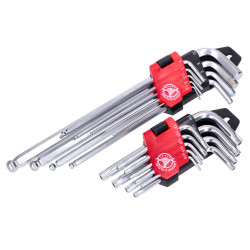 Hexagon Socket And TX Wrench Set 18 Pieces