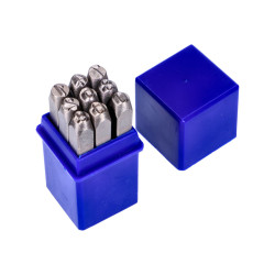 Impact Numbers Set 5mm DIN1451 9-piece