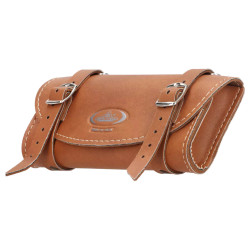 Tool Bag, Saddle Bag Selle Monte Grappa Made Of Brown Leather L=150mm For Piaggio, Vespa Ciao, Si, Bravo, Boxer, Grillo