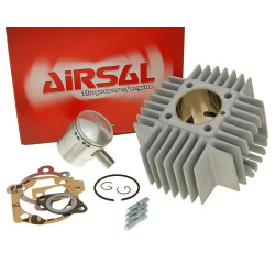 Cylinder Kit Airsal Racing 68.4cc 45mm For Puch Automatic, X30 With Short Cooling Fins