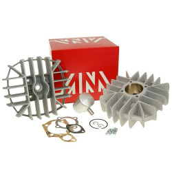 Cylinder Kit Airsal Racing 72cc 46mm For Puch 4-speed Monza, Condor, X50-4, White Speed