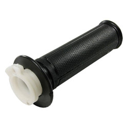 Throttle Tube With Rubber Grip Right Black