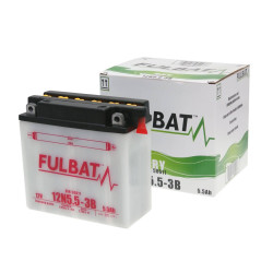 Battery Fulbat 12N5.5-3B DRY Incl. Acid Pack