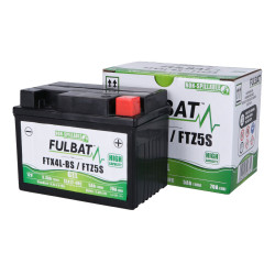 Battery Fulbat High Power 5AH GEL +25% FTX4L-BS / FTZ5S SLA