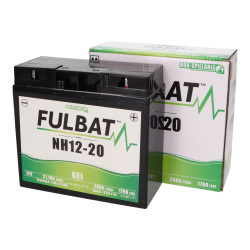 Battery Fulbat NH12-20, NH12-18, 51913 GEL For Ride-on Mower, Mowing Machine