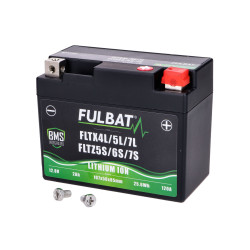 Battery Fulbat FLTX4L/5L/7L - FLTZ5S/6S/7S Lithium LiFePO4 12V 2Ah 120A