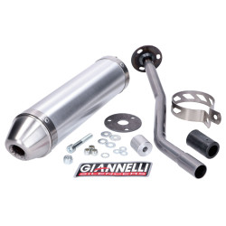 Muffler Giannelli Aluminum For Derbi Senda R 50 99-09, DRD Edition 50 SM 03-07