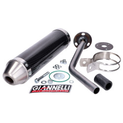 Muffler Giannelli Carbon For Aprilia RX 50 99-04, MX 50 02-04