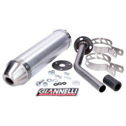 Muffler Giannelli Aluminum For Fantic Motor 50ER, 50MR