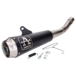Exhaust Arrow Pro-Race Stainless Steel Black For Yamaha MT 125, YZF-R 125 4T Euro5 2020