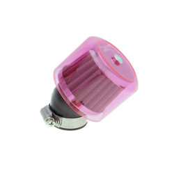 Air Filter Air-System Metal Gauze Filter 35mm 45° Carburetor Connection Red Shield