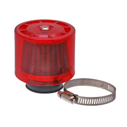 Air Filter Air-System Metal Gauze Filter 38mm Straight Version Red Shield