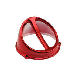 Fan Spoiler Air Scoop Chrome Red - Universal