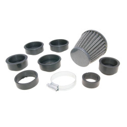 Air Filter Power 32-45mm Carburetor Connection Carbon-look