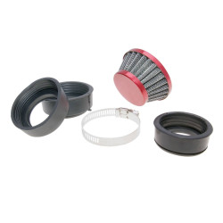 Air Filter Powerfilter Shorty 44 / 52 / 54mm Red