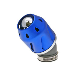 Air Filter Grenade Blue Bent Version 42mm Carb Connection