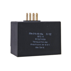 Charge Controller / Flasher Relay 6V 2x21W, 5A For Simson SR50