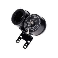 Speedometer And Ignition Lock Mounting Bracket Black Universal For Moped